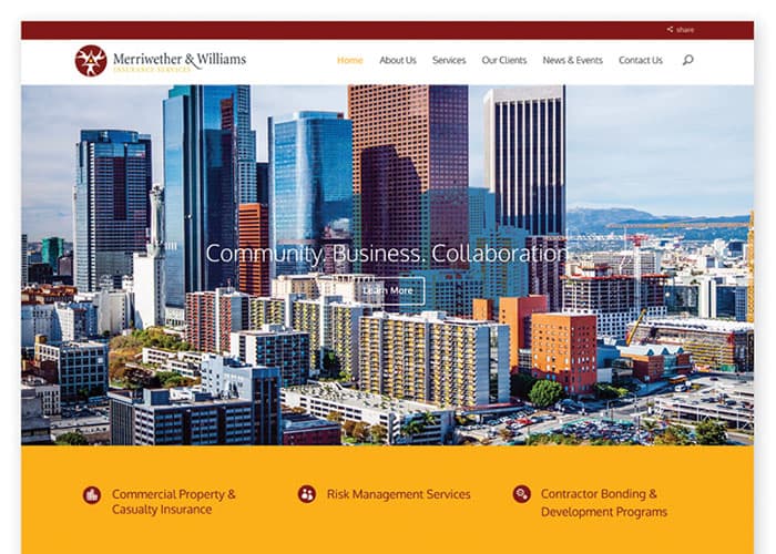 Merriwether & Williams Website Design and Build