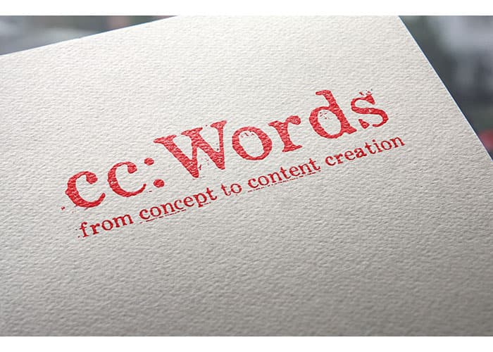 cc: Words Logo
