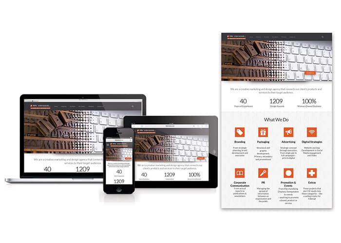 TFI Envision, Inc. Responsive Website - 2015 New Design