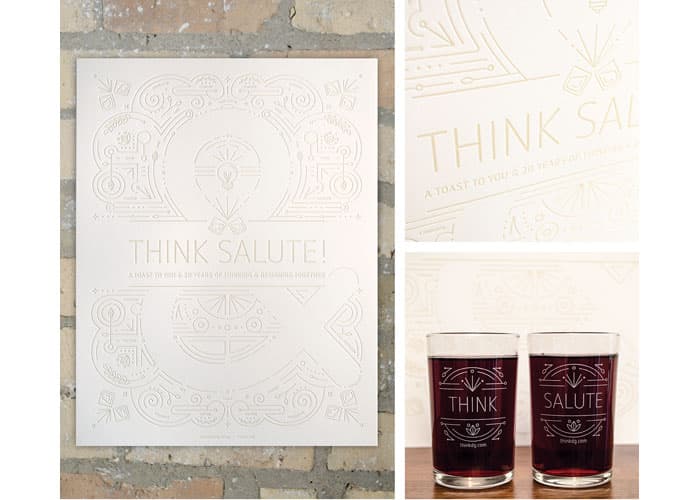 Think Salute! Poster Design