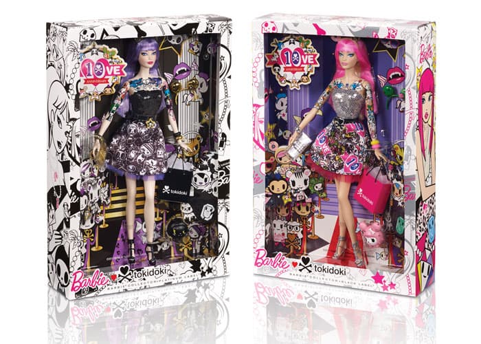 tokidoki® Barbie® Doll Black and Platinum Labels
