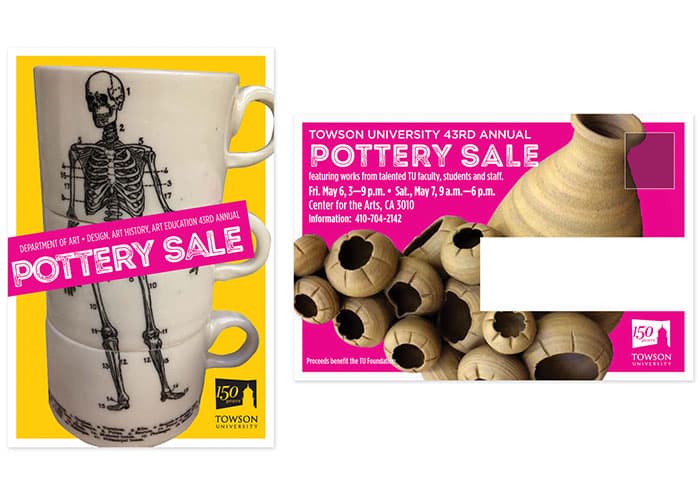 Pottery Sale Postcard