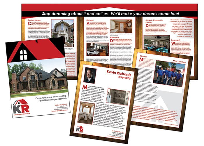 KR Construction Brochure Package