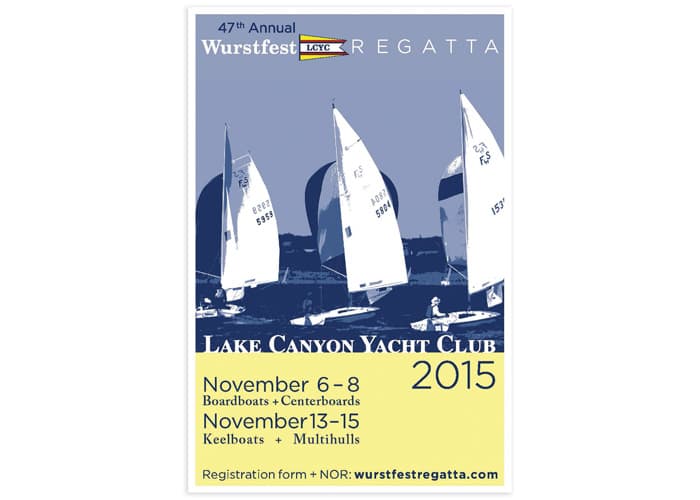Wurstfest Regatta 2015 Postcard