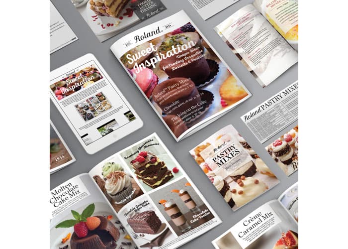 Roland® Pastry Mixes Brochures & Collateral