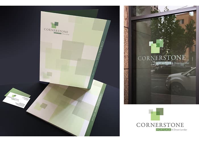Cornerstone Mortgage Branding and Collateral