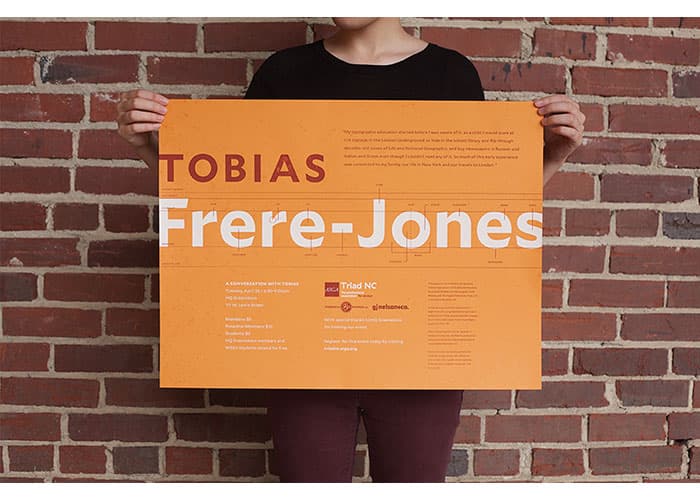 Tobias Frere-Jones Event Poster
