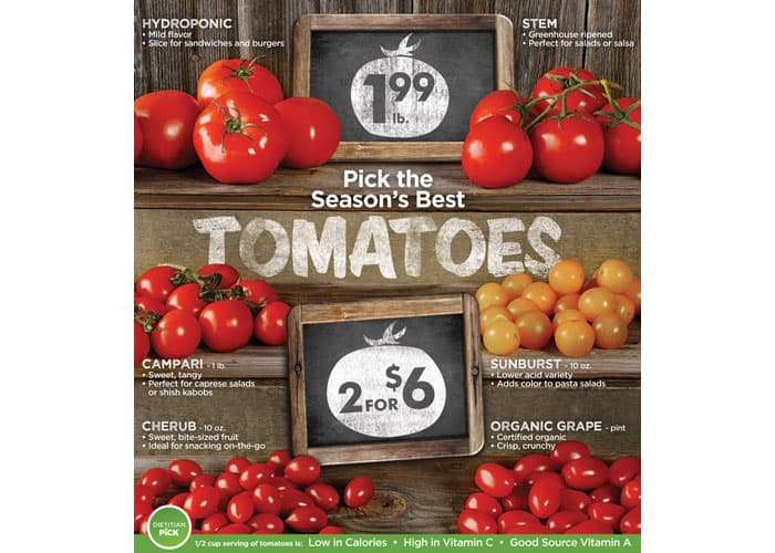 Giant Eagle Tomatoes Advertising