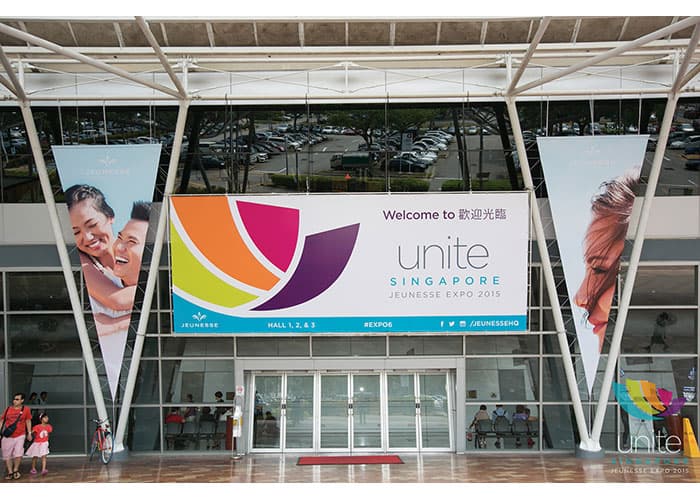 Unite Singapore Venue Welcome Signage