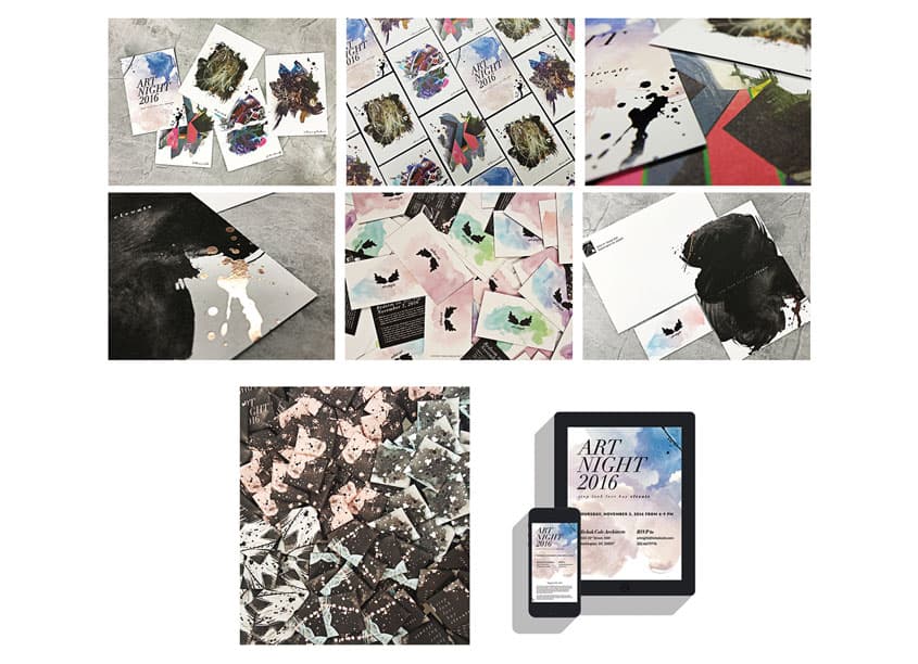 Hickok Cole’s Art Night 2016 Invitations