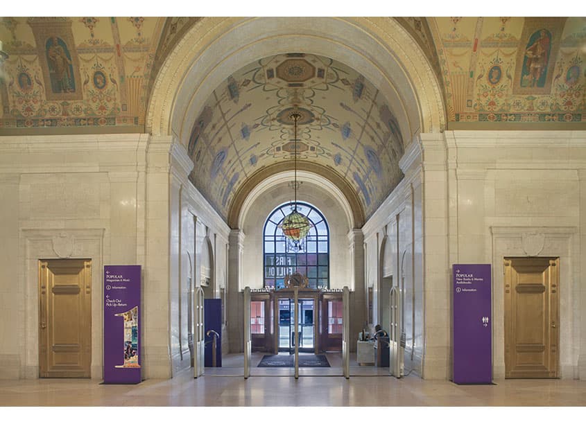 Main Building Wayfinding & Signage — Signs, Environmental & Experiential Graphics design — by Karen Skunta & Company — 2017 GDUSA award winner