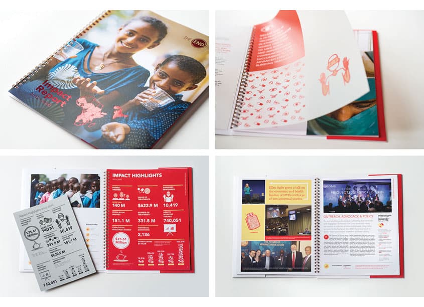 The END Fund Annual Report — Annual & Corporate Reports design — by Pixel Parlor — 2017 GDUSA award winner