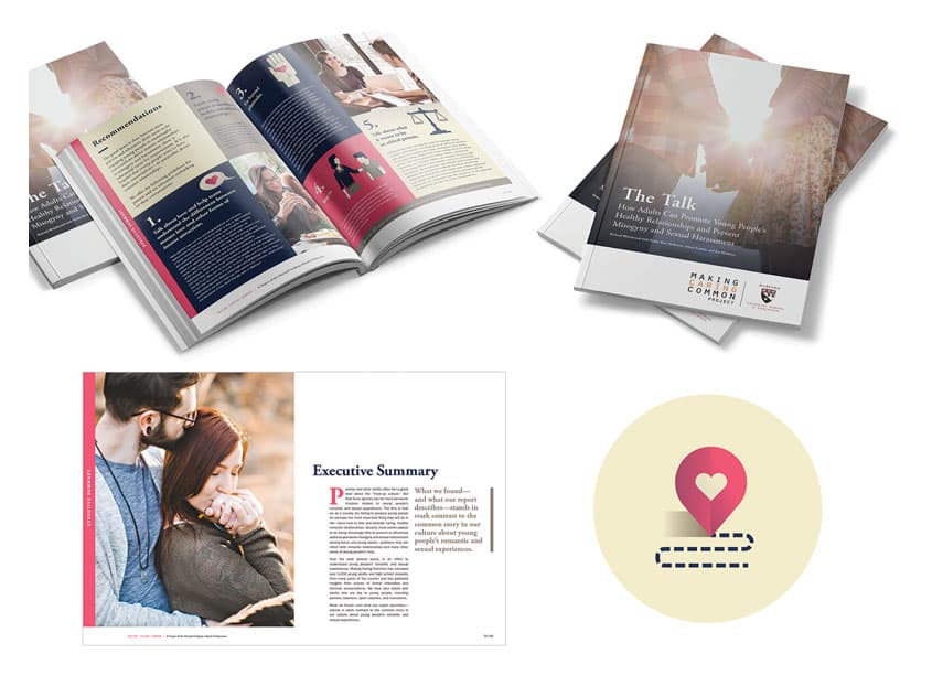 The Talk: Healthy Relationships Report/Publication — Publications & Newsletters design — by Pixel Parlor — 2017 GDUSA award winner