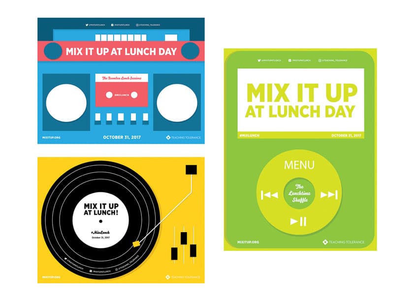 Mix It Up 2017 Posters — Posters design — by Southern Poverty Law Center — 2017 GDUSA award winner