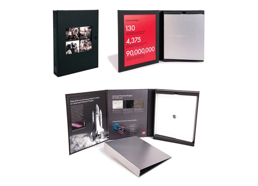 GAF Pitch Kit Box and Brochures