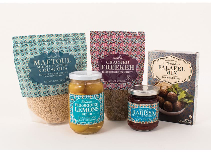 Roland® Eastern Mediterrane Pantry Line Package Design