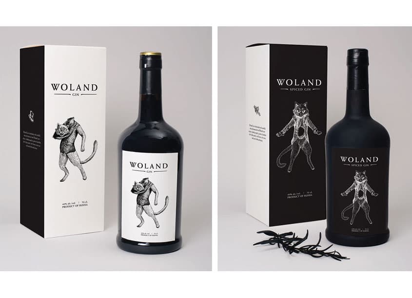 Woland Gin Packaging