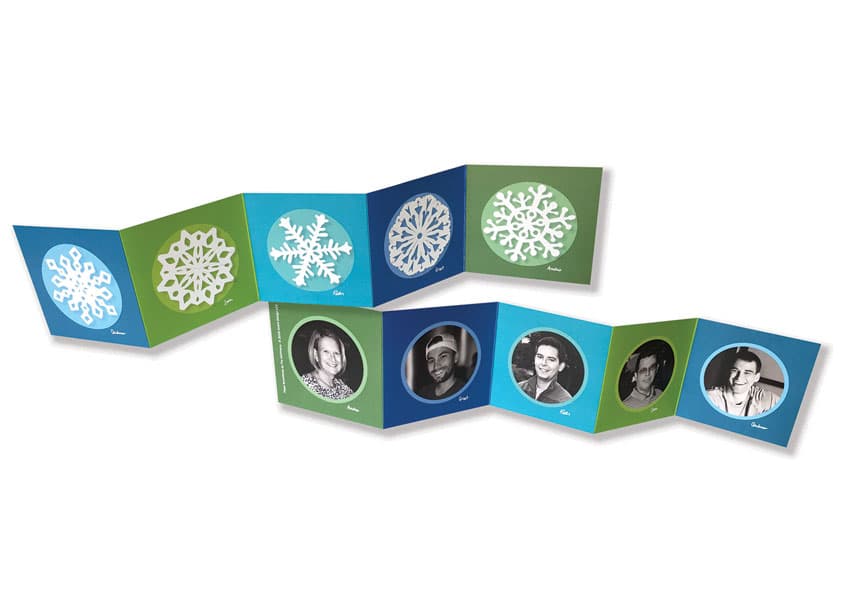SnowFlake Holiday Card