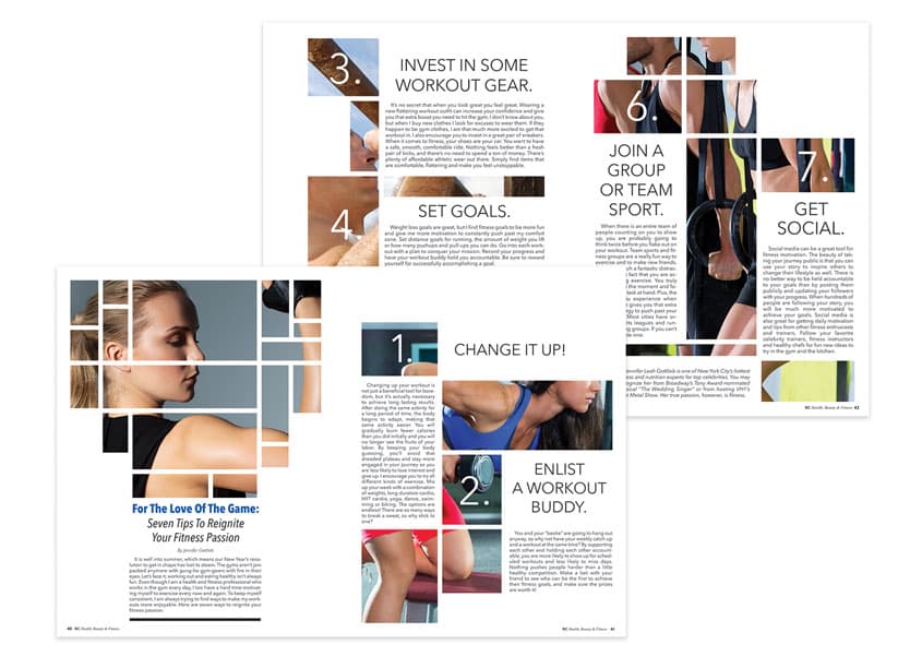 For The Love Of The Game Editorial Design — Publications & Newsletters design — by BC The Magazine — 2017 GDUSA award winner
