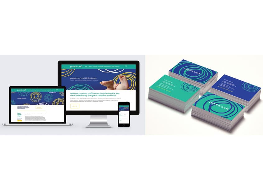 Parent Craft Identity — Branding + Identity Programs design — by 7 Layer Studio — 2017 GDUSA award winner