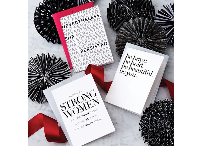 Design With Heart Feminist Greeting Cards