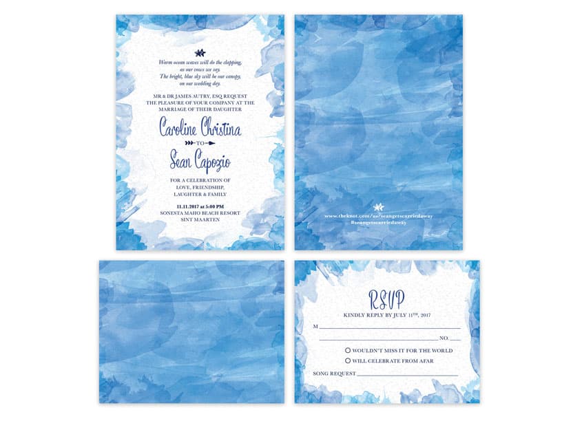 Autry-Capozio Wedding Stationery