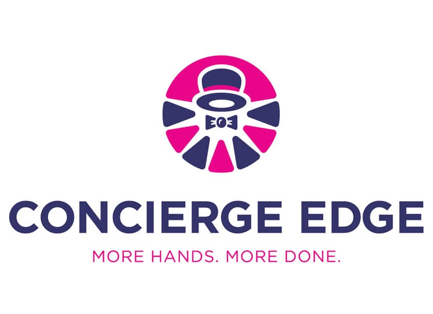 Concierge Edge Logo Design — Branding + Identity Programs design — by Built Creative — 2017 GDUSA award winner