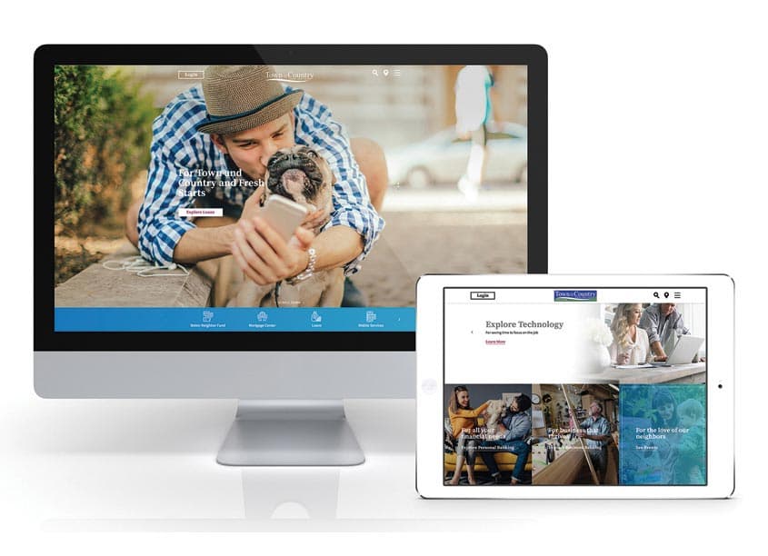Town & Country Website Associate — Website & UX/UI Design — by Adrenaline — 2018 GDUSA award winner