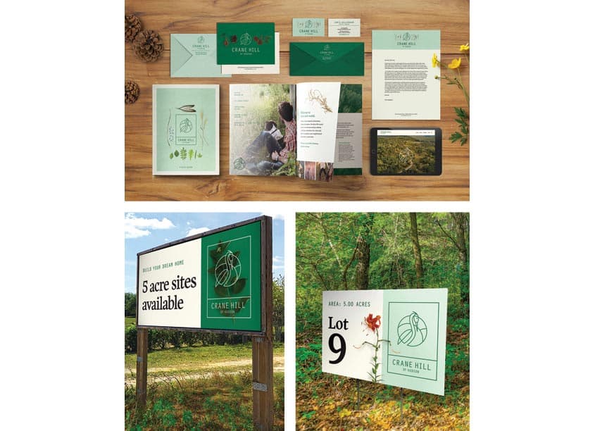Crane Hill Logo and Identity