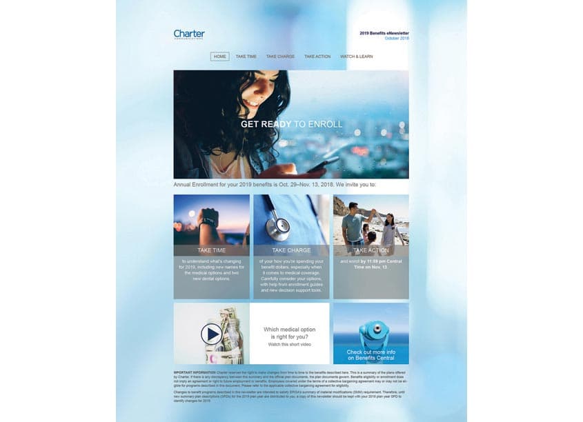 Charter Benefits eNewsletter, October 2018