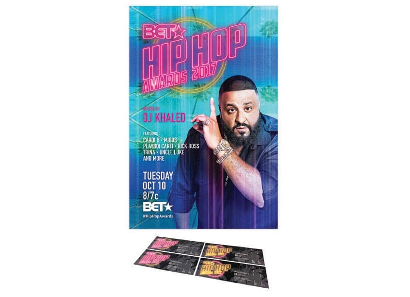 Hip Hop Awards 2017 Tickets — Announcements & Invitations design — by BET Networks — 2018 GDUSA award winner