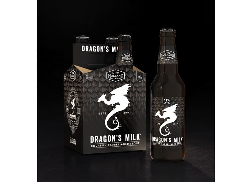 Dragon’s Milk Rebrand — Package Design — by COHO Creative — 2018 GDUSA award winner