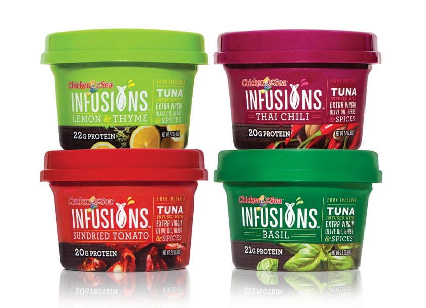Chicken of the Sea Infusions — Package Design — by Little Big Brands — 2018 GDUSA award winner