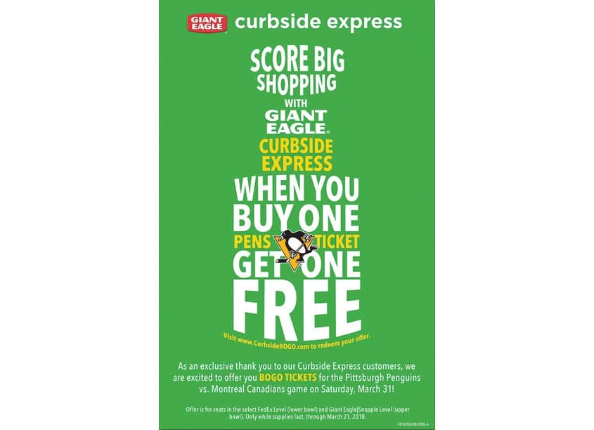 Curbside Express — Advertising + Ad Campaigns design — by Giant Eagle Advertising Department — 2018 GDUSA award winner