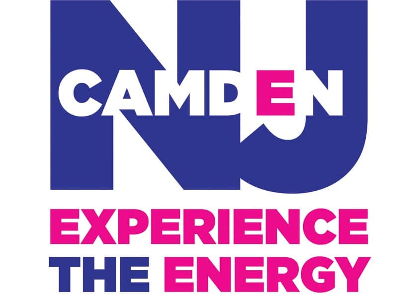 Camden NJ Experience the Energy Logo — Branding + Identity Programs design — by Gene Burns Graphic Design — 2018 GDUSA award winner
