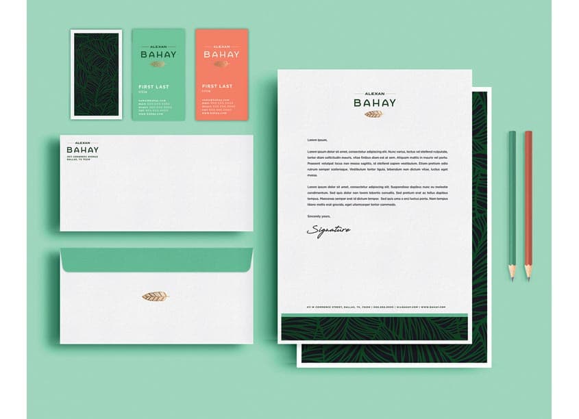 Bahay Stationery Set — Branding + Identity Programs design — by Streetsense — 2018 GDUSA award winner