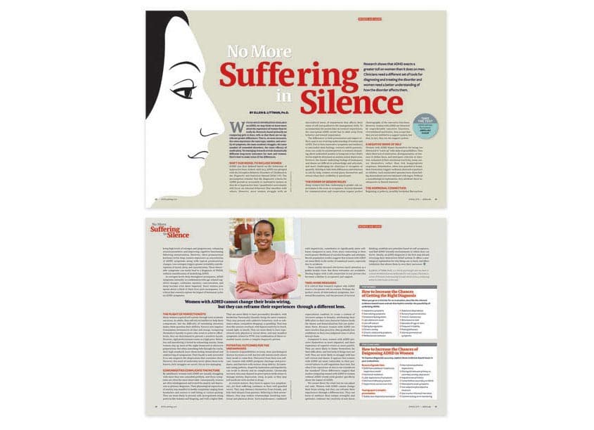 Suffering in Silence — Publications & Newsletters design — by Joseph Caserto Art Direction + Design — 2018 GDUSA award winner