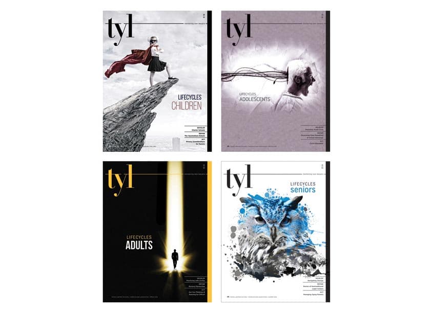 TYL Magazine - Lifecycles Issues 22: 1-4 — Publications & Newsletters design — by American Bar Association — 2018 GDUSA award winner