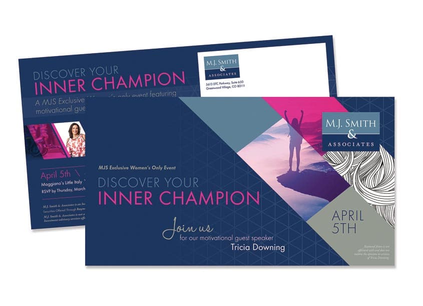 Inner Champion Event Invitation Mailer