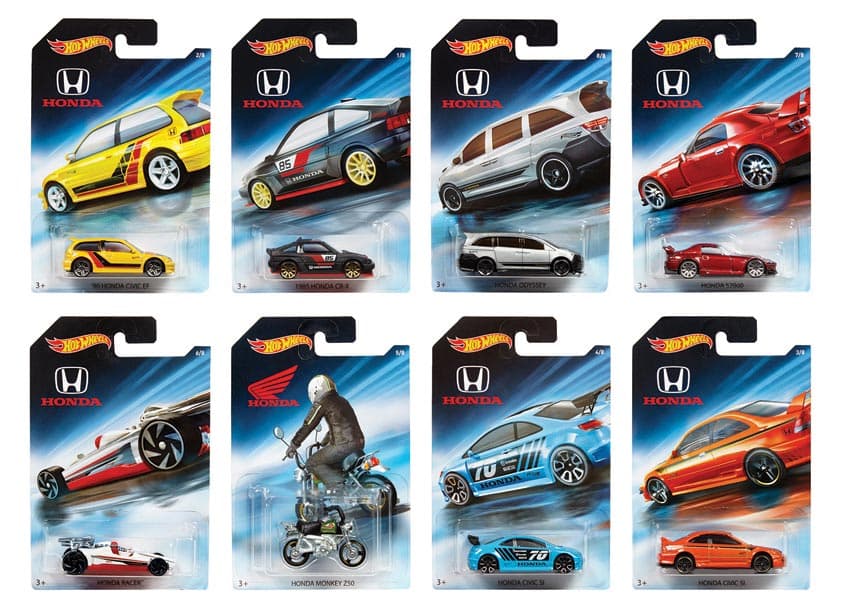 Hot Wheels® Honda 70th Anniversary Assortment — Package Design — by Mattel, Inc. — 2018 GDUSA award winner
