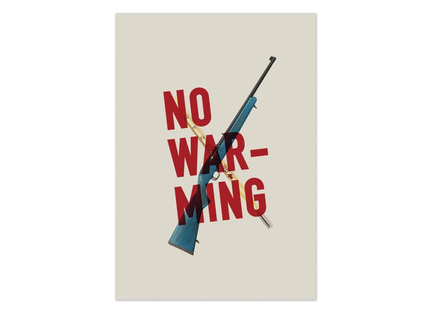 No Warming Poster — Student Design — by PrattMWP College of Art and Design — 2018 GDUSA award winner