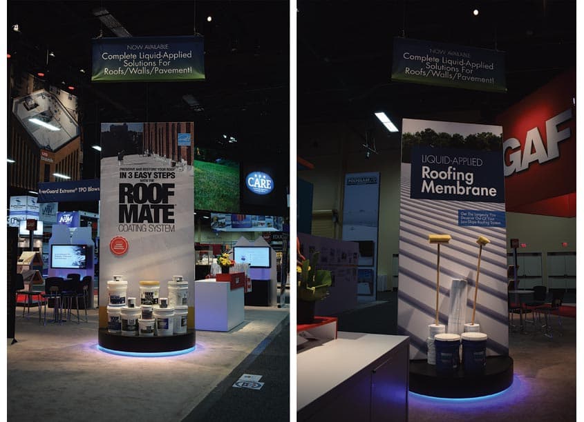 GAF IRE 2017 Booth Graphics/Roofing Education Center