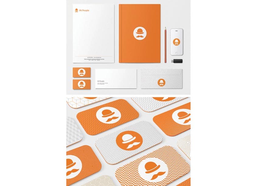 Mr. People Stationery — Branding + Identity Programs design — by Subtraction Design — 2018 GDUSA award winner