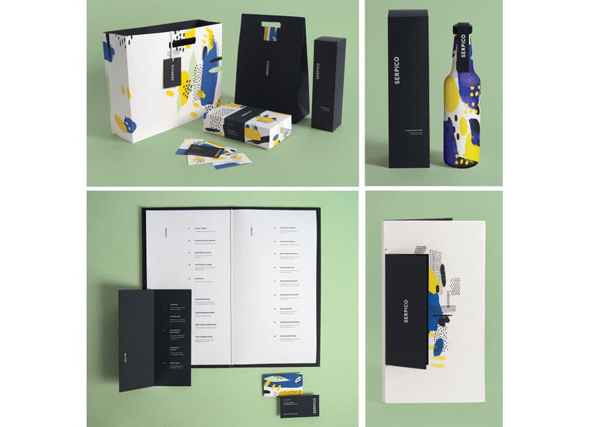 Serpico Restaurant Identity — Student Design — by Drexel University, Antoinette Westphal College of Media Arts & D — 2018 GDUSA award winner
