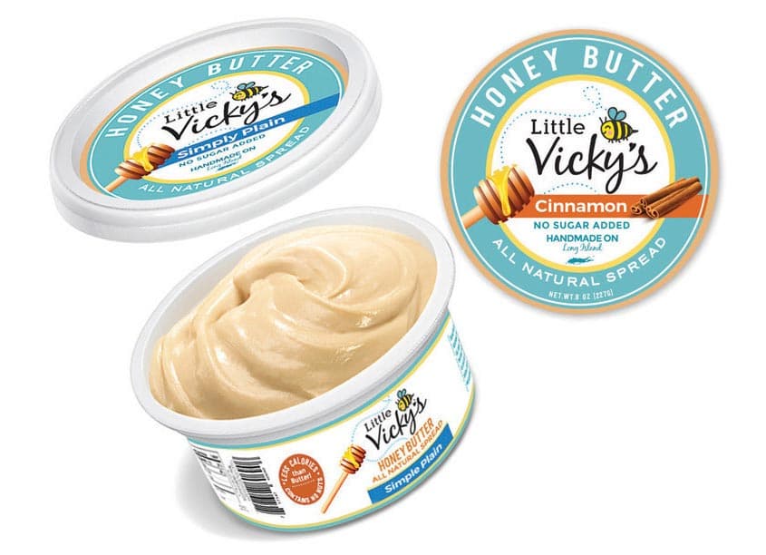 Little Vicky’s Honey Butter — Package Design — by wink design group — 2018 GDUSA award winner