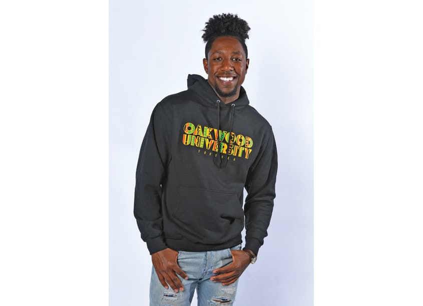 OU Forever Hoodie — Student Design — by Oakwood University IMPR — 2018 GDUSA award winner