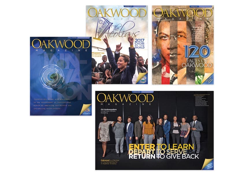 Oakwood Magazine — Publications & Newsletters design — by Oakwood University IMPR — 2018 GDUSA award winner