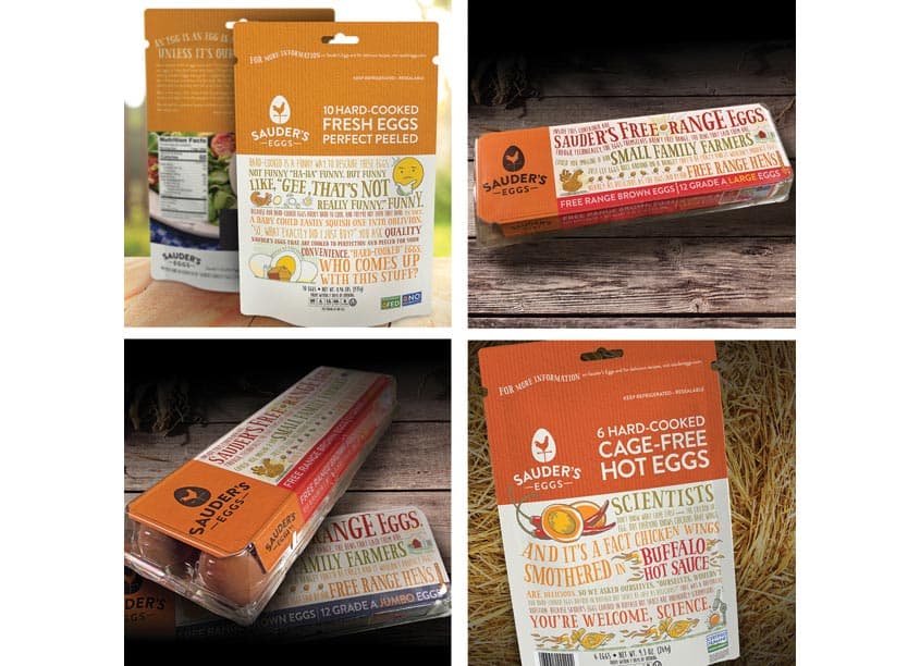 Sauder’s Eggs Packaging