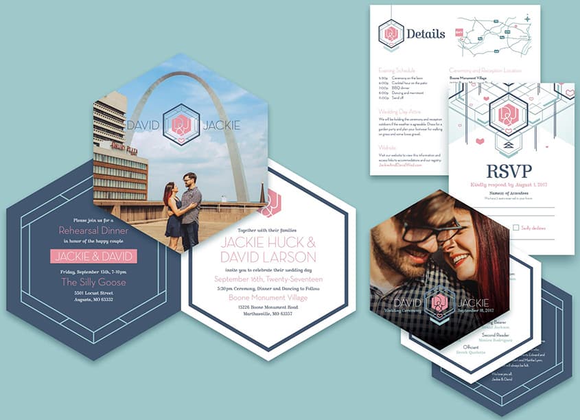 Wedding Suite Invitation and Logo Mark