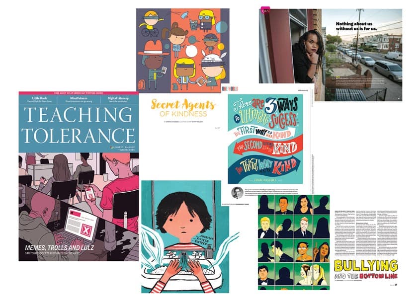 Teaching Tolerance Issue 57 — Publications & Newsletters design — by Southern Poverty Law Center — 2018 GDUSA award winner
